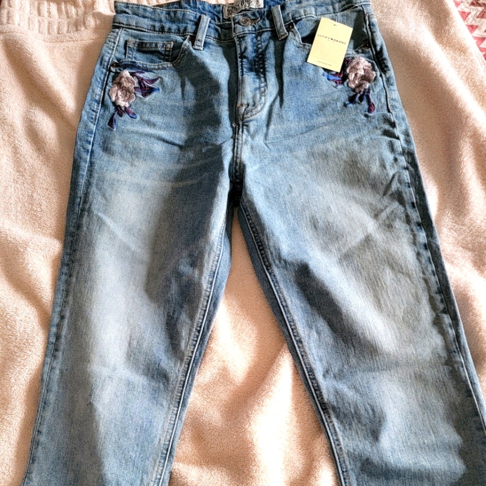 Lucky brand high rise Bridgette skinny jeans
